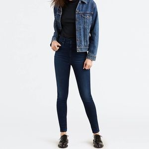 Levi’s Mile High Super Skinny Jeans in Dark Wash